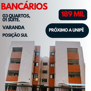 Apartamento em Jardim São Paulo, João Pessoa/PB de 70m² 3 quartos à venda por R$ 188.000,00