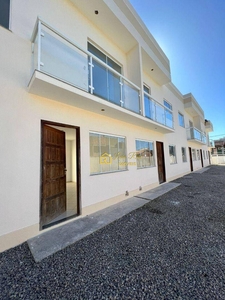 Casa em Extensão Serramar, Rio Das Ostras/RJ de 85m² 2 quartos à venda por R$ 149.000,00