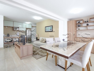 Flat em Brooklin Paulista, São Paulo/SP de 56m² 1 quartos à venda por R$ 849.000,00