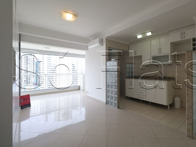 Flat em Cidade Monções, São Paulo/SP de 55m² 1 quartos para locação R$ 4.300,00/mes