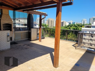 Penthouse em Barra da Tijuca, Rio de Janeiro/RJ de 265m² 4 quartos para locação R$ 8.900,00/mes