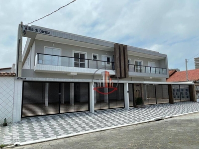 Sobrado em Vila Caiçara, Praia Grande/SP de 52m² 2 quartos à venda por R$ 269.000,00