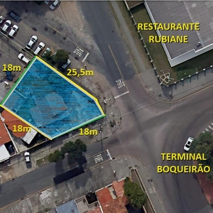 Terreno em Boqueirão, Curitiba/PR de 372m² à venda por R$ 488.000,00
