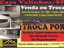 Casa à venda no bairro Loteamento Residencial Ana Carolina em Valinhos