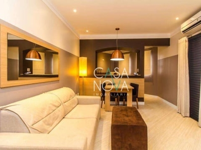 Flat com 1 dormitório à venda, 50 m² por r$ 477.000,00 - gonzaga - santos/sp