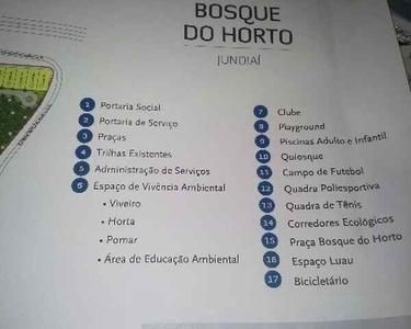 TERRENO RESIDENCIAL em JUNDIAÍ - SP, BOSQUE DO HORTO