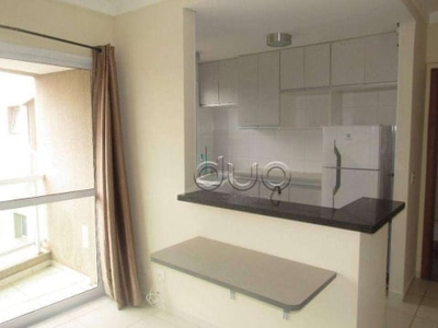 Apartamento com 1 dormitório para alugar, 37 m² por r$ 2.070,00/mês - vila independência - piracicaba/sp