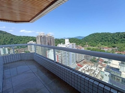 Cobertura com 4 dormitórios à venda, 366 m² por r$ 4.999.880,00 - canto do forte - praia grande/sp