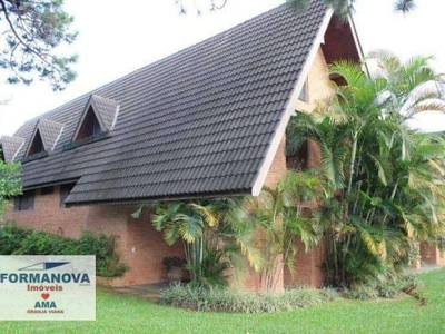 Chácara Vianna - Casa com 3 suítes à venda, 593 m² por R$ 1.950.000 - Granja Viana - Cotia/SP