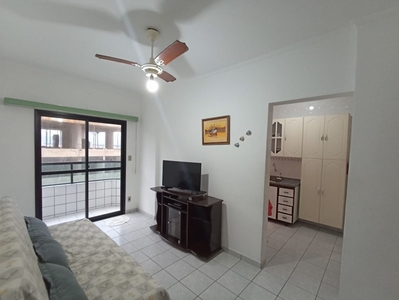 Apartamento em Vila Mirim, Praia Grande/SP de 48m² 1 quartos para locação R$ 1.800,00/mes