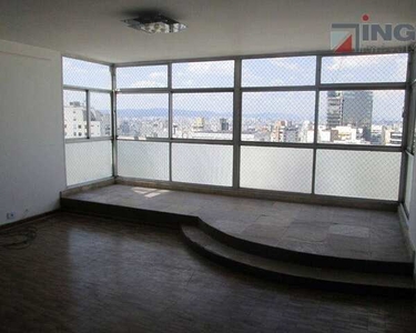 Amplo apartamento paraq locação em Cerqueira Cesar com 180m²; 03 dormitórios, sendo duas s