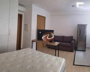 Apartamento com 1 dormitório para alugar, 37 m² por R$ 3.182,46/mês - Jardim Aquarius - Sã