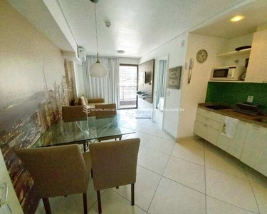 Apartamento com 1 dormitório para alugar, 40 m² por R$ 160,00/dia - Meireles - Fortaleza/C