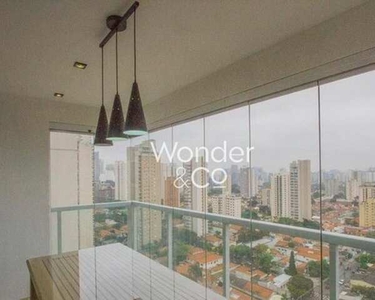 Apartamento com 1 dormitório para alugar, 45 m² por R$ 4.960,55/mês - Brooklin - São Paulo