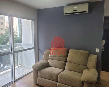 Apartamento com 1 dormitório para alugar, 47 m² por R$ 4.195,00/mês - Moema Índios - São P