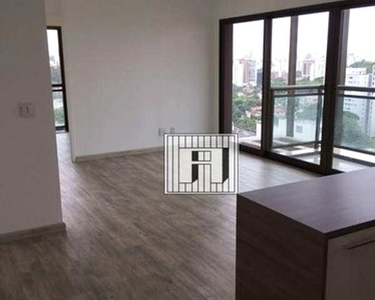 Apartamento com 1 dormitório para alugar, 55 m² por R$ 3.800,00/mês - Perdizes - São Paulo