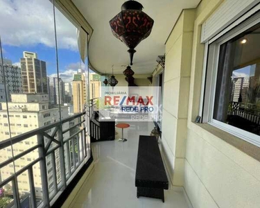 Apartamento com 2 dormitórios para alugar, 126 m² por R$ 10.500,00/mês - Moema - São Paulo