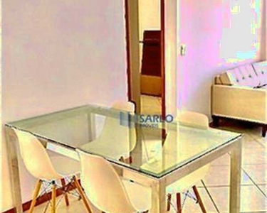 Apartamento mobiliado jardim camburi, dois quartos, suíte, lazer completo, salão de festas