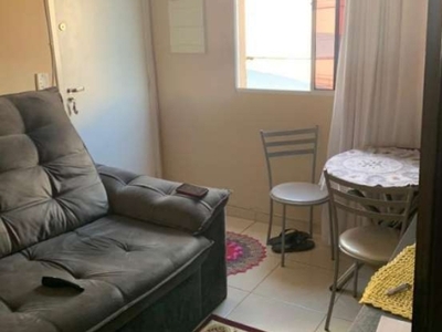 Apartamento para venda em indaiatuba, jardim dos colibris, 2 dormitórios, 1 banheiro, 1 vaga