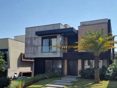 Casa com 4 dormitórios à venda, 610 m² por r$ 9.500.000,00 - tamboré - santana de parnaíba/sp