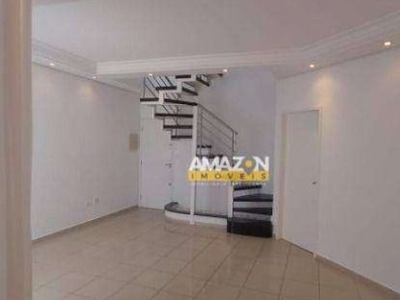 Cobertura com 3 dormitórios, 199 m² - venda por r$ 1.166.000,00 ou aluguel por r$ 3.563,00/mês - barranco - taubaté/sp