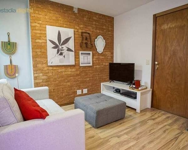 Flat com 1 dormitório, 44 m² - venda por R$ 1.300.000,00 ou aluguel por R$ 7.280,00/mês