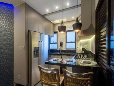 Flat com 1 dormitório à venda, 48 m² por r$ 480.000,00 - gonzaga - santos/sp
