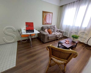 Flat Comfort Alphaville com 28m² para locação com fácil acesso a São Paulo