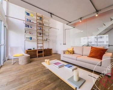 Loft mobiliado com 74m² e uma suíte em Moema