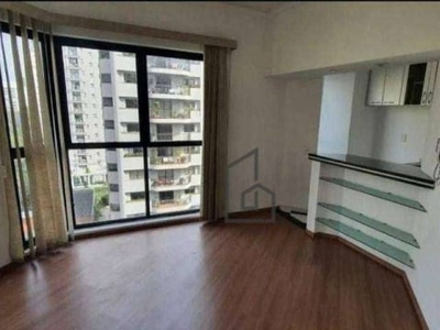 Studio com 1 dormitório, 32 m² - venda por r$ 450.000,00 ou aluguel por r$ 3.363,05/mês - moema - são paulo/sp