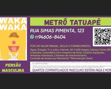 Ta pensando em vir para São Paulo, Conheça a Waka Pensão Masculina