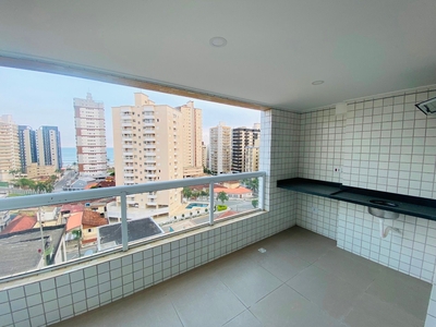 Apartamento em Vila Caiçara, Praia Grande/SP de 78m² 2 quartos à venda por R$ 551.000,00 ou para locação R$ 2.800,00/mes