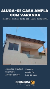 Casa em Aldeia, Santarém/PA de 116m² 4 quartos para locação R$ 1.200,00/mes