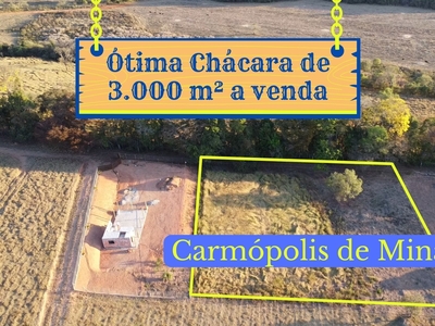 Chácara em , Carmópolis de Minas/MG de 10m² 1 quartos à venda por R$ 80.000,00