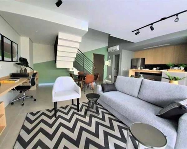Apartamento decorado Duplex com 2 dormitórios à venda, 100 m² no Itaim Bibi - Rua Itacema