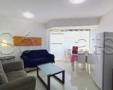 Flat Morumbi Business com 1 dormitório e 1 vaga disponível para locação