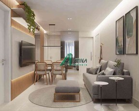Apartamento com 2 quartos à venda no bairro Caiçaras, 55m²