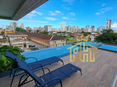Apartamento em Boqueirão, Praia Grande/SP de 61m² 2 quartos à venda por R$ 416.618,00