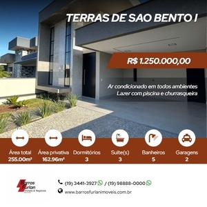 Casa em Condomínio - Limeira, SP no bairro Terras de São Bento I