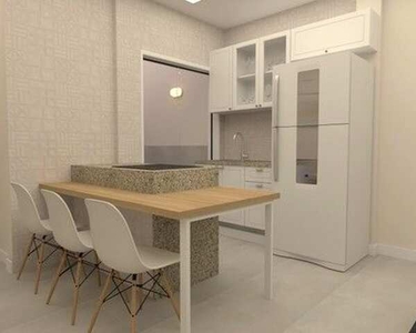 Apartamento 02 quartos, mobiliado em botafogo à venda