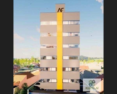 Apartamento á 240 metros do mar com 3 dormitórios à venda, 69 m² por R$ 551.000 - Itajuba