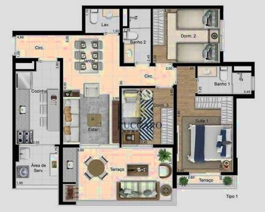 Apartamento à venda, 86 m² por R$ 556.000,00 - Vila Progresso - Guarulhos/SP