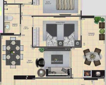 Apartamento com 2 dormitórios à venda, 81 m² por R$ 516.000,00 - Aviação - Praia Grande/SP