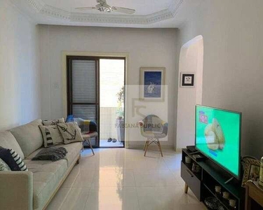 Apartamento com 2 dormitórios à venda, 90 m² por R$ 495.000,00 - Gonzaga - Santos/SP