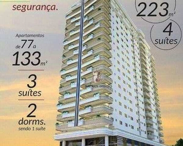 Apartamento com 2 dormitórios à venda, 93 m² por R$ 561.960 - Vila Guilhermina - Praia Gra