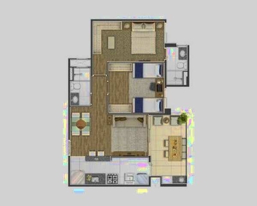 Apartamento para venda com 64 metros quadrados com 2 quartos em Centro - São Caetano do Su