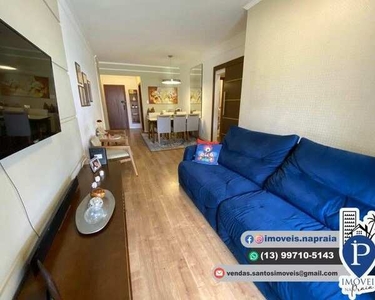 Apartamento para venda possui 107 metros quadrados com 3 quartos em Campo Grande - Santos