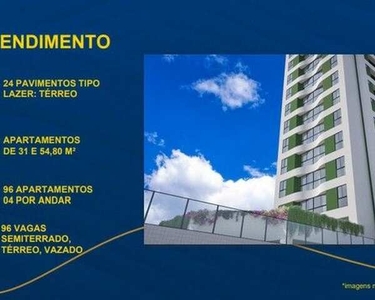 Beira mar Prince - 54m² / 2 Quartos / 1 Suite / 1 Banheiro / 1 Vaga