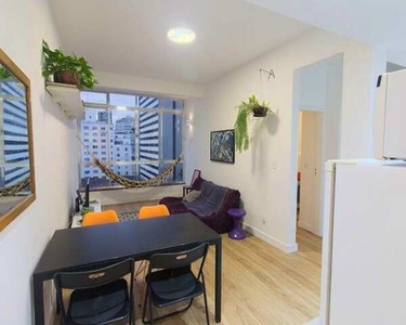 BONITO APARTAMENTO 2 DORMITORIOS REFORMADO E MOBILIADO