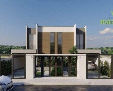 Casa com 3 dormitórios à venda, 128 m² por R$ 519.000,00 - Gasparinho - Gaspar/SC